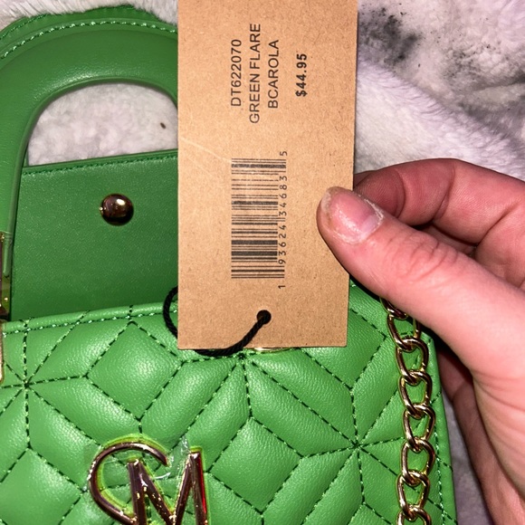 GREEN STEVE MADDEN PURSE BNWT - Picture 2 of 5